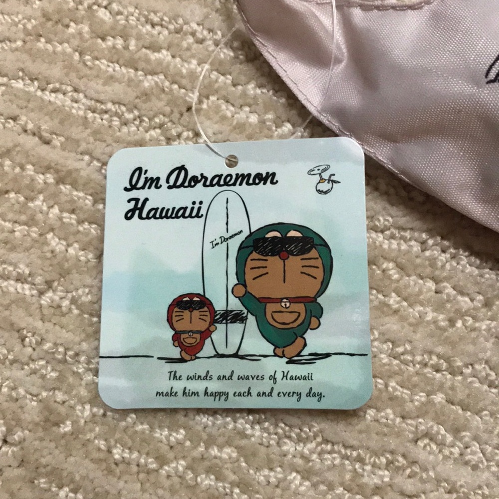 Doraemon Hawaii foldable eco bag - Picture 6 of 6